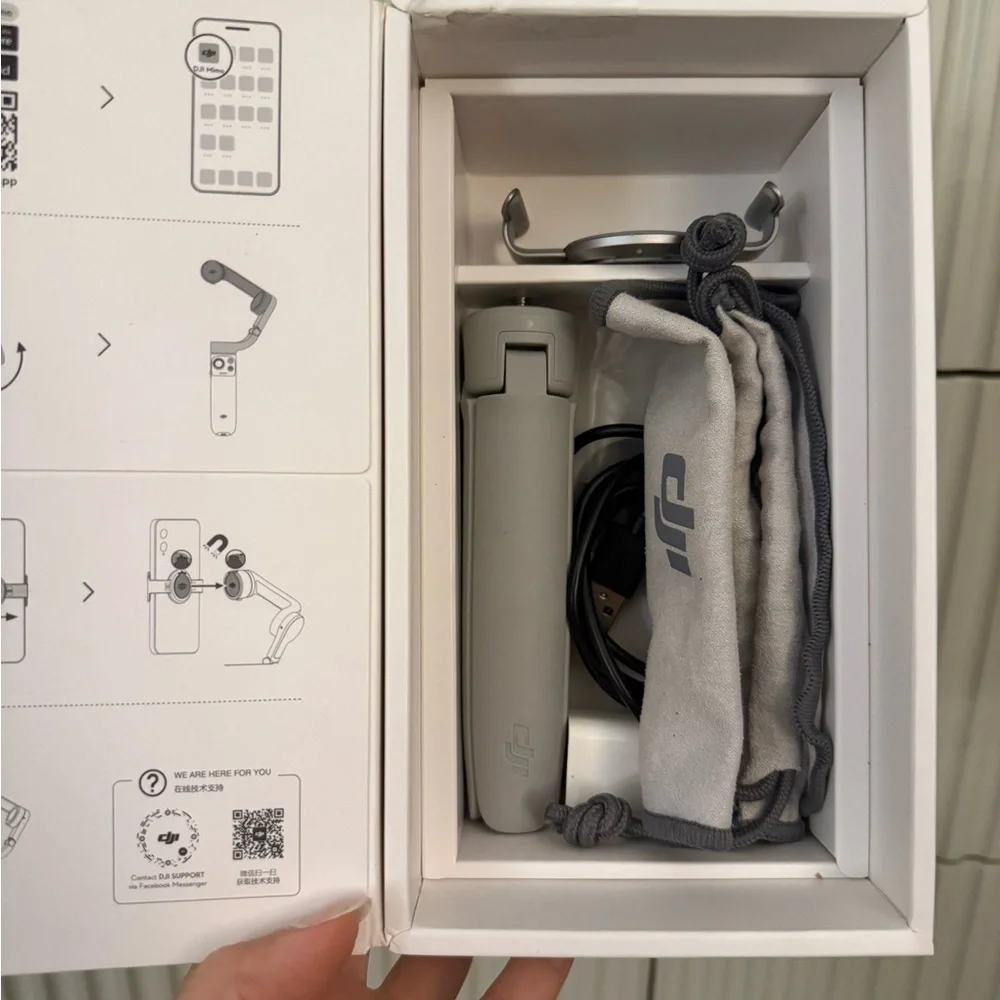 ⚡️Brand New•DJI•Silver VR Smartphone Tripod/Stabilizer